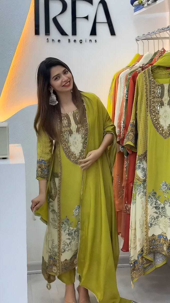 Crepe Printed Suit