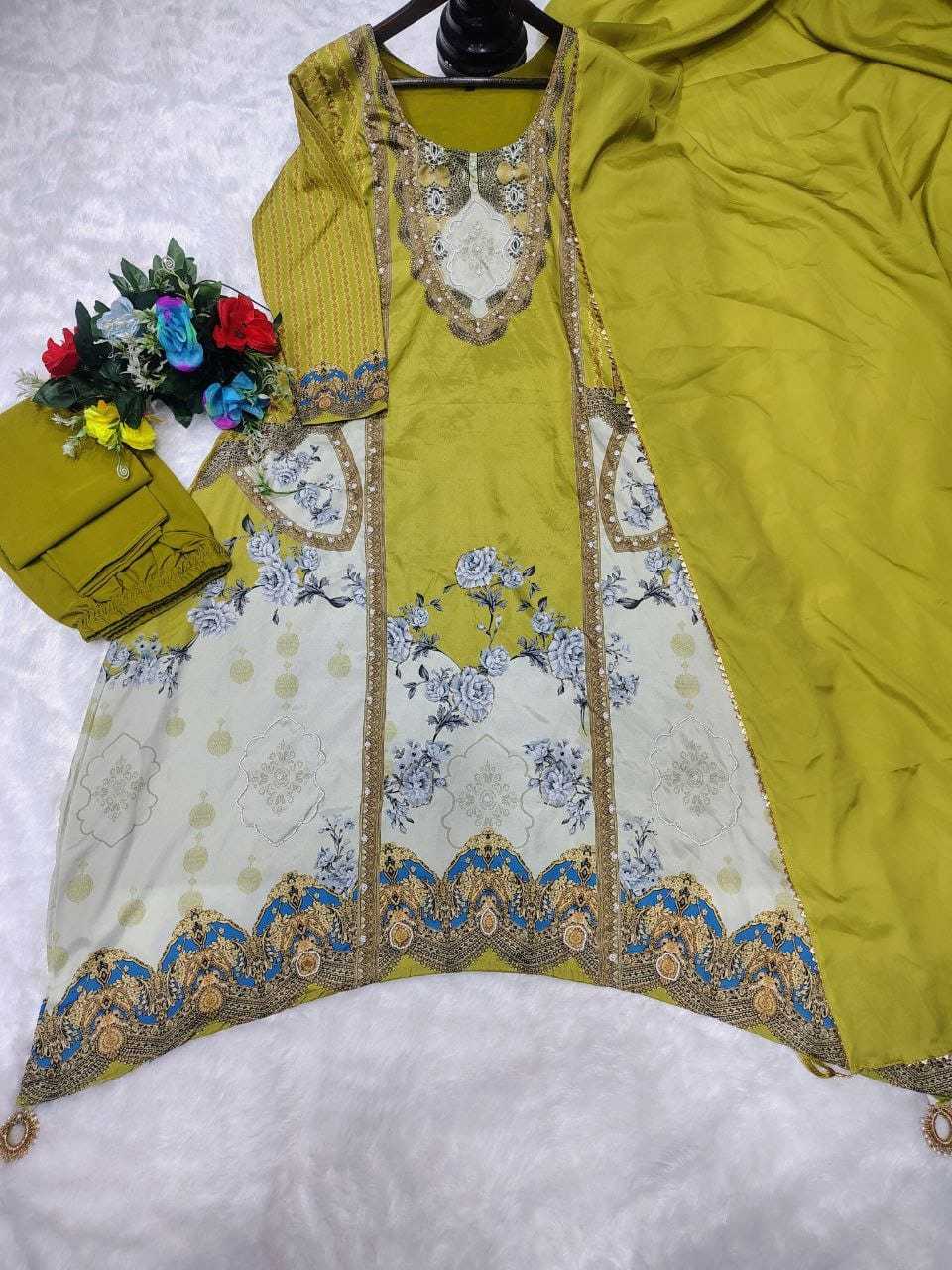 Crepe Printed Suit
