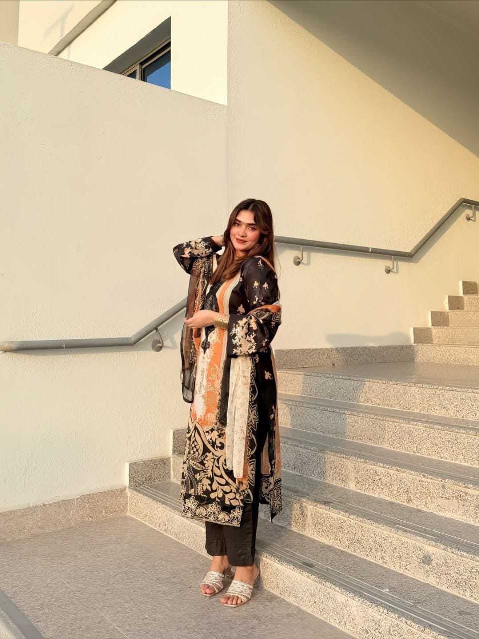 Cotton Embroidery Suit