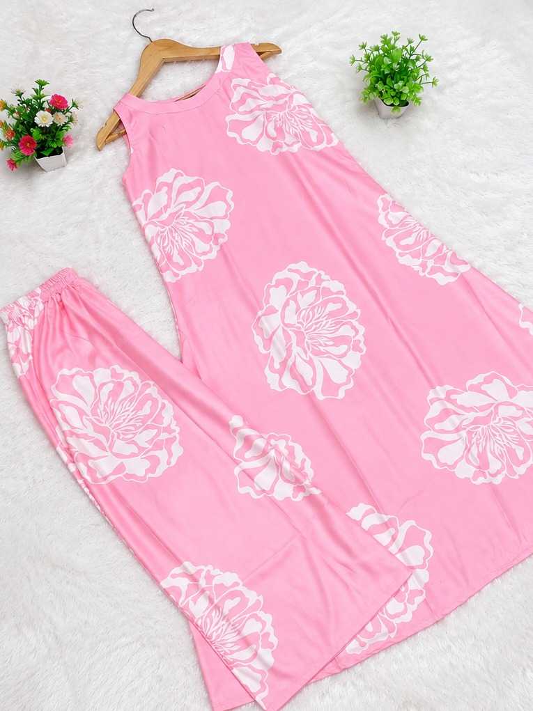 Heavy Rayon Printed Suit 062
