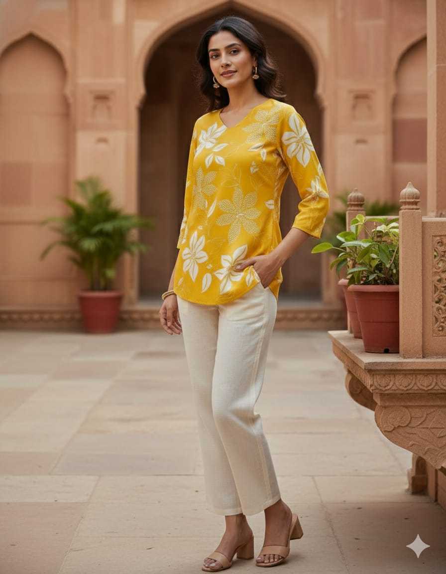 Rayon Printed Kurti