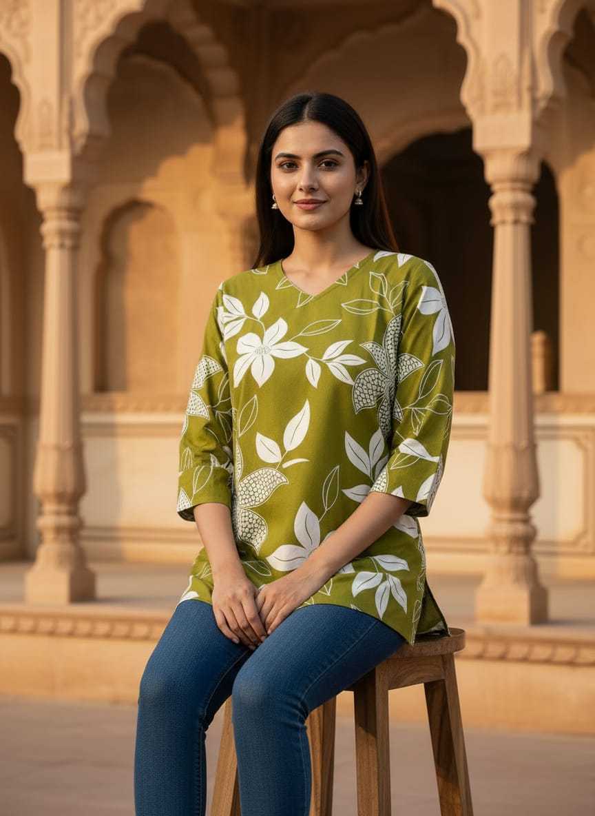 Rayon Printed Kurti