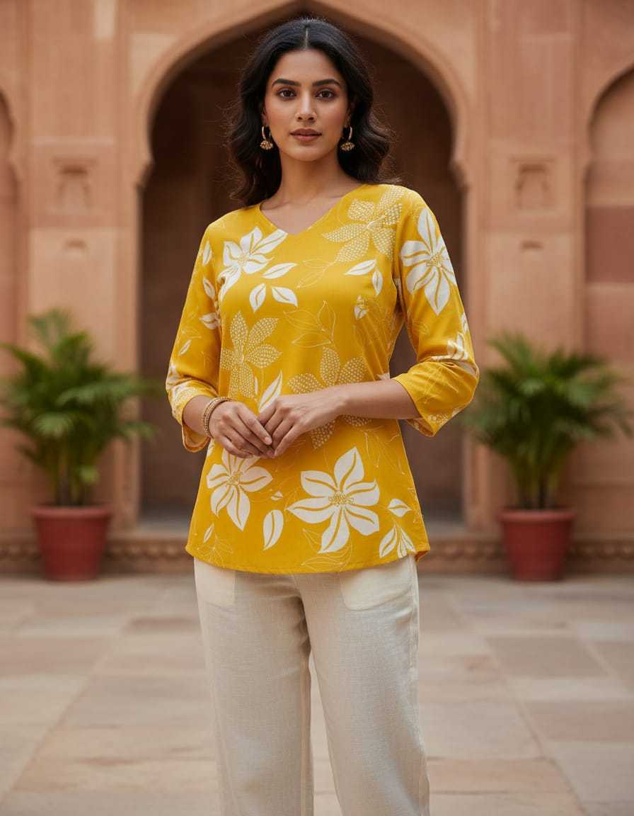 Rayon Printed Kurti