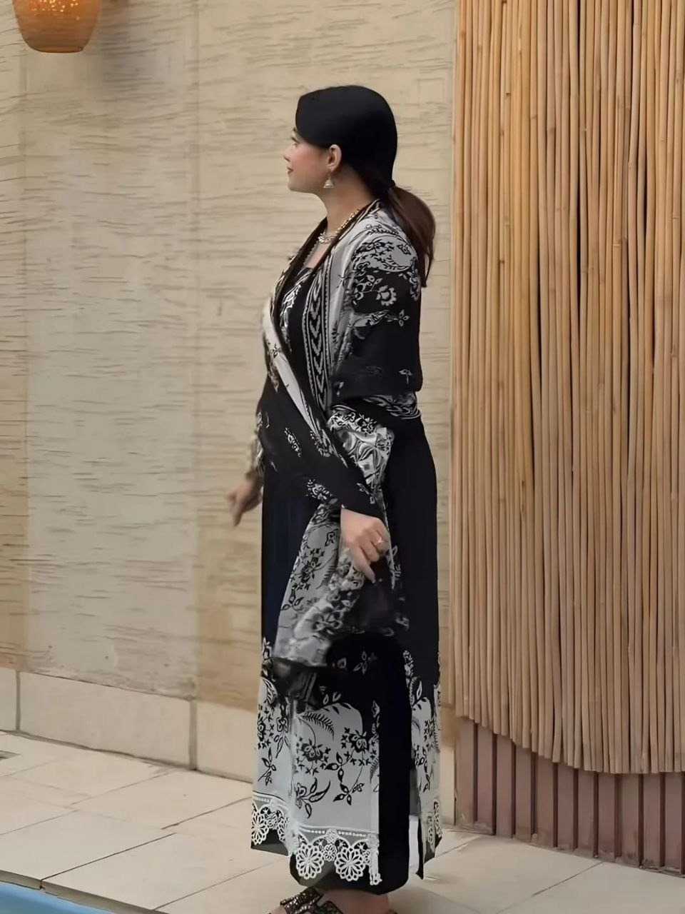Cotton Printed Suit