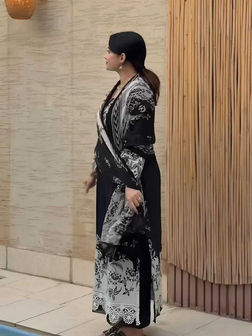 Cotton Printed Suit 066