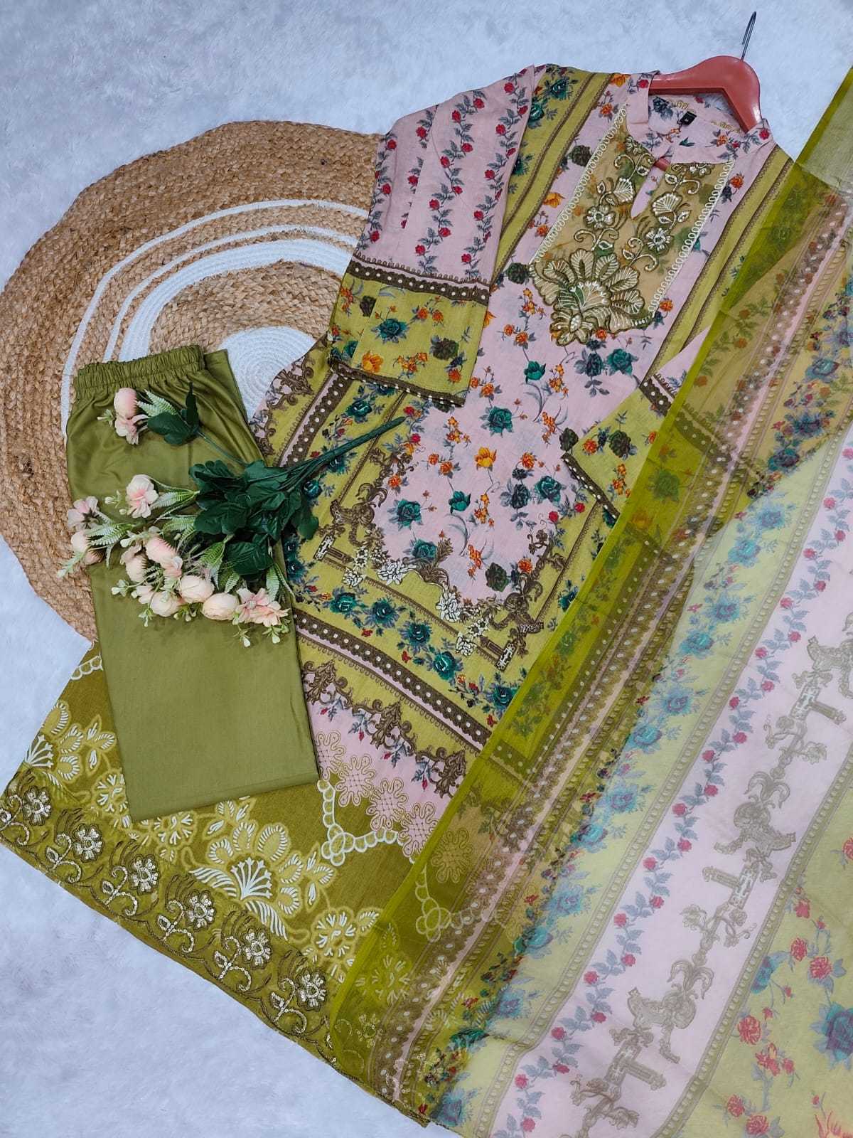 Cotton Printed Suit 070
