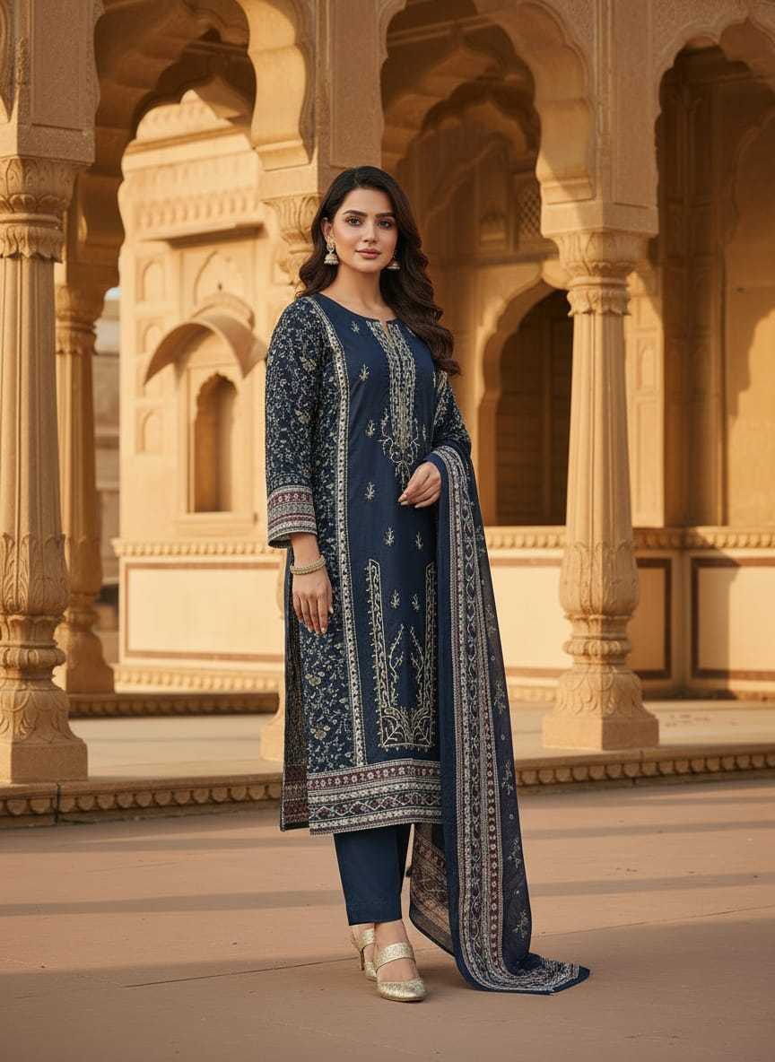 Cotton Printed Suit