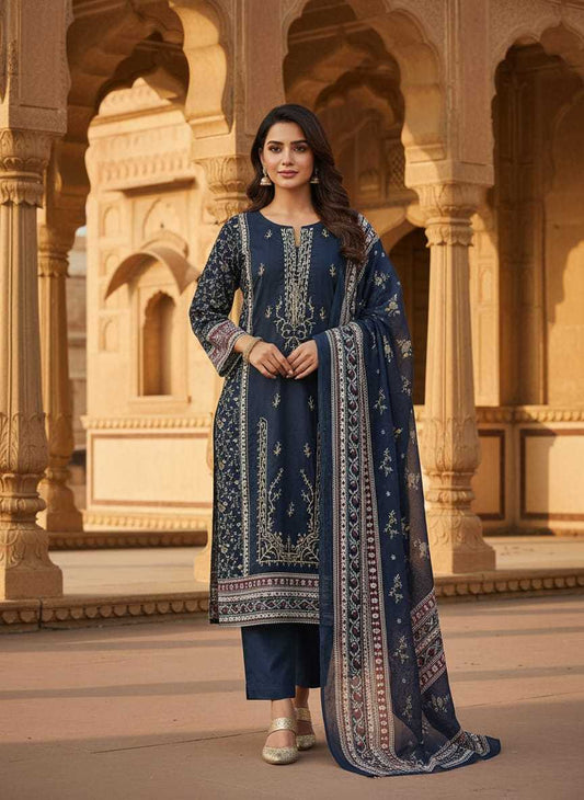 Cotton Printed Suit
