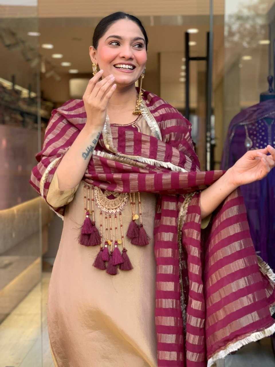 Heavy Roman Silk Designer Suit