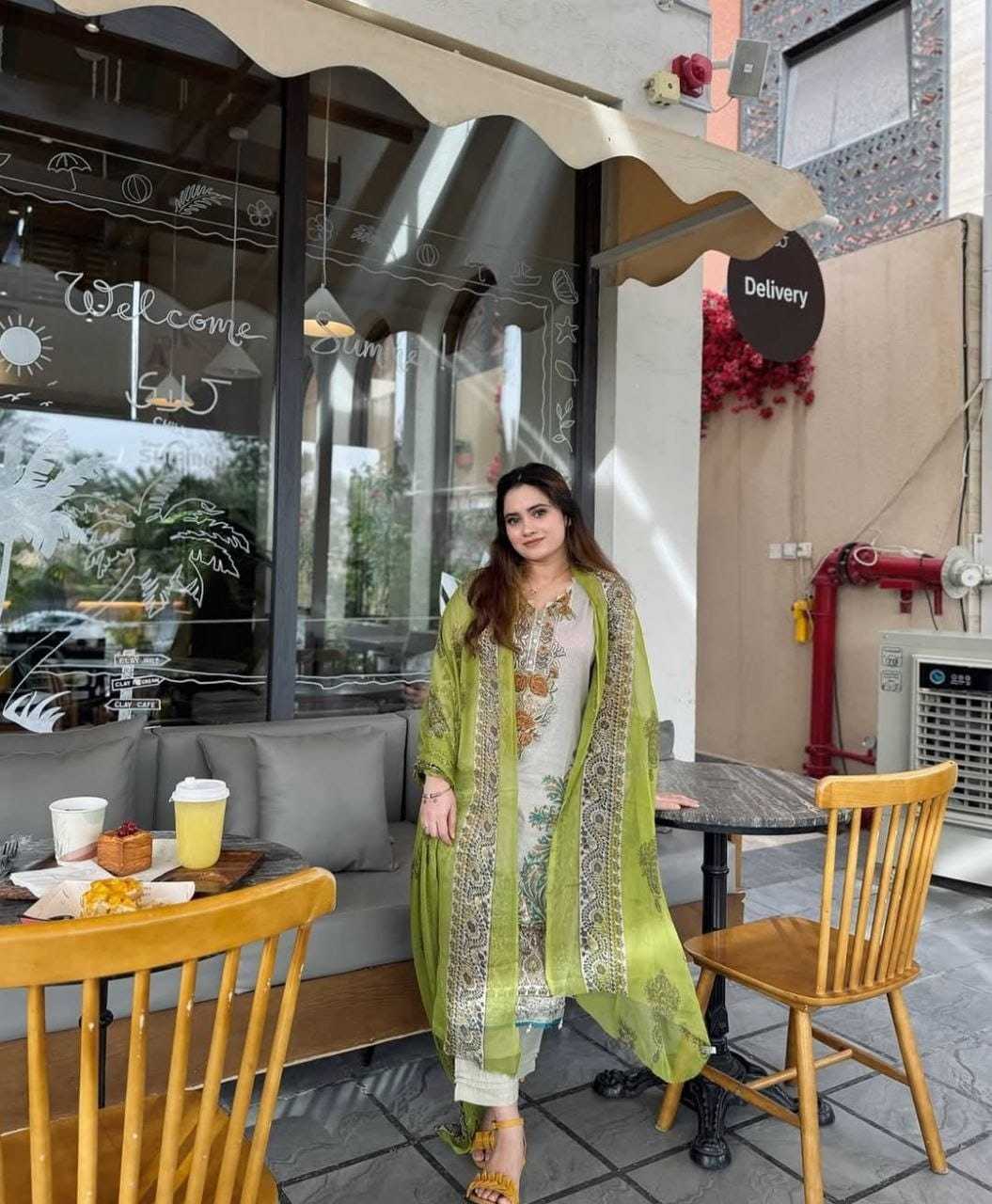 Cotton Printed Suit