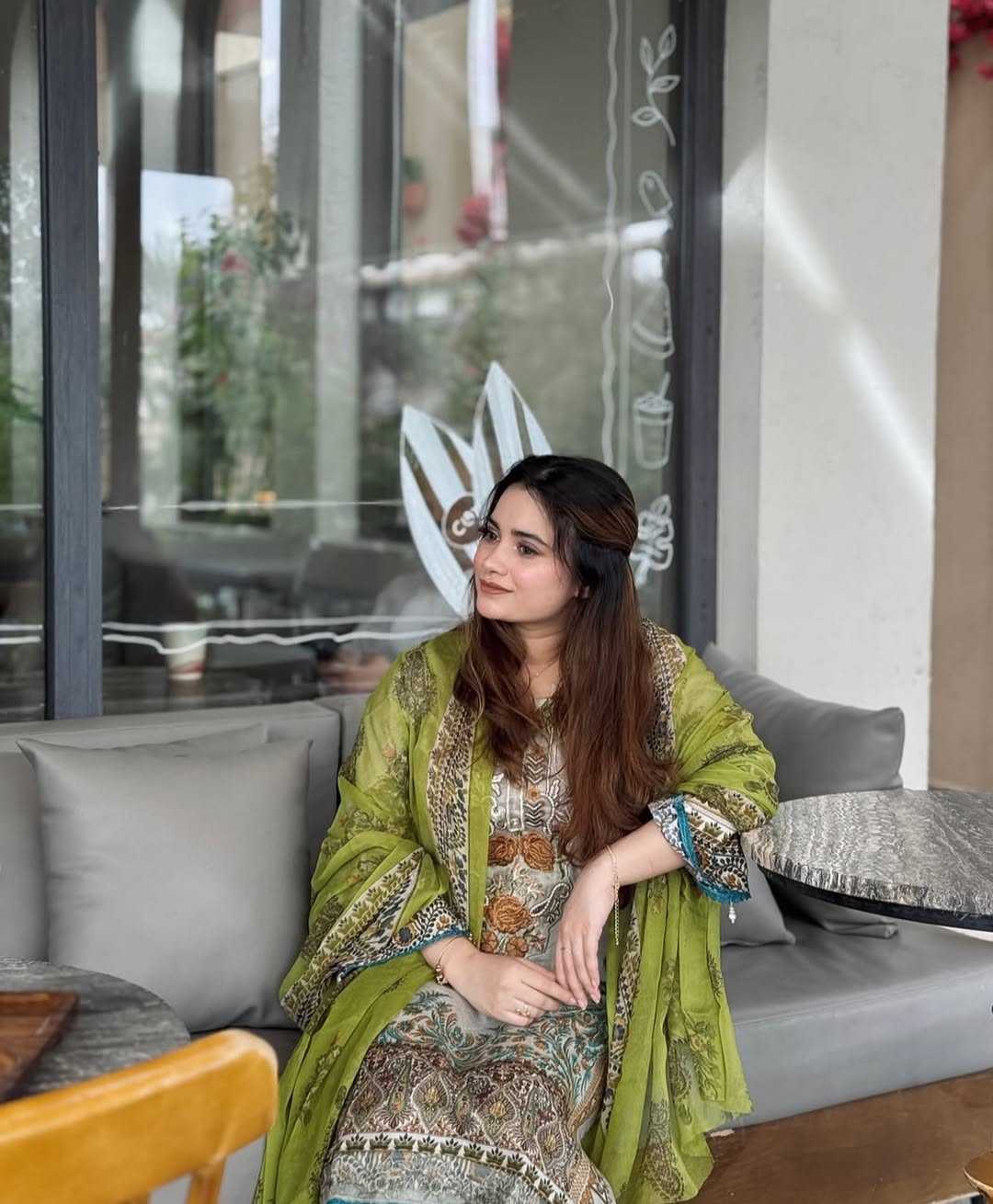 Cotton Printed Suit 087