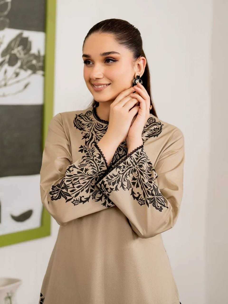 Cotton Printed Suit