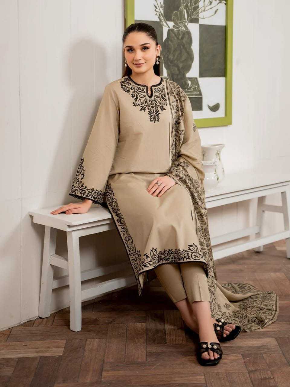 Cotton Printed Suit