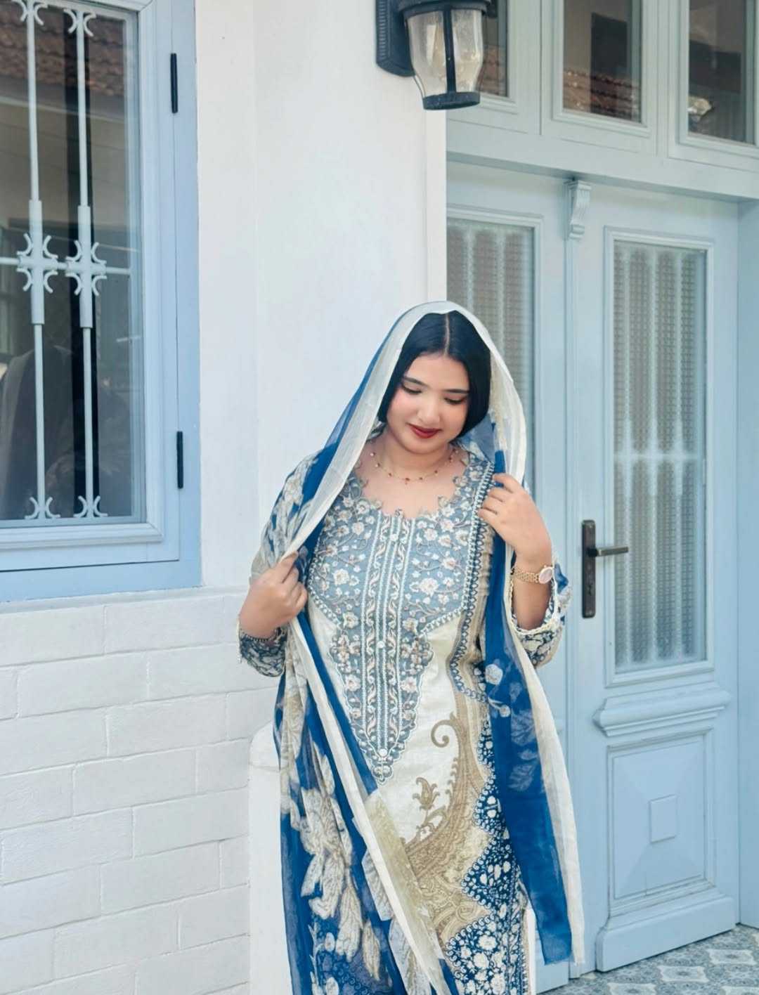 Cotton Printed Suit