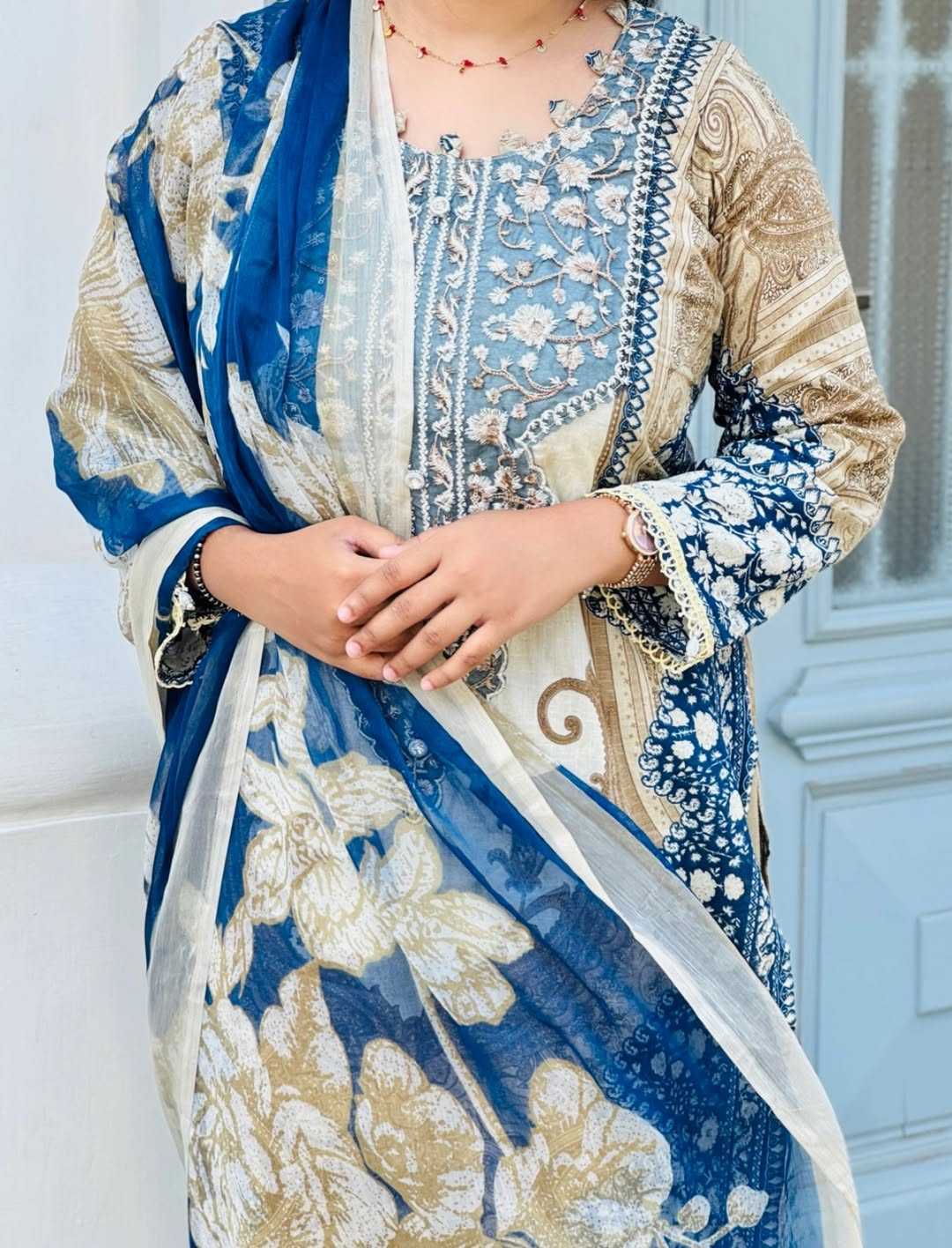 Cotton Printed Suit