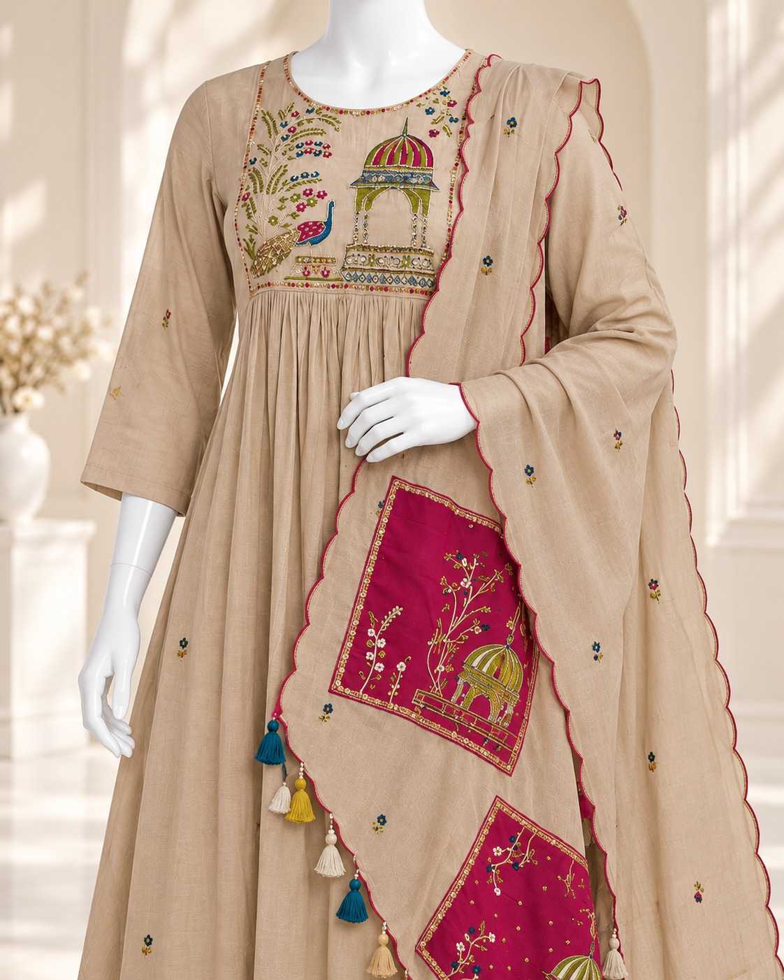 Heavy Roman Silk Ladies Suit 145