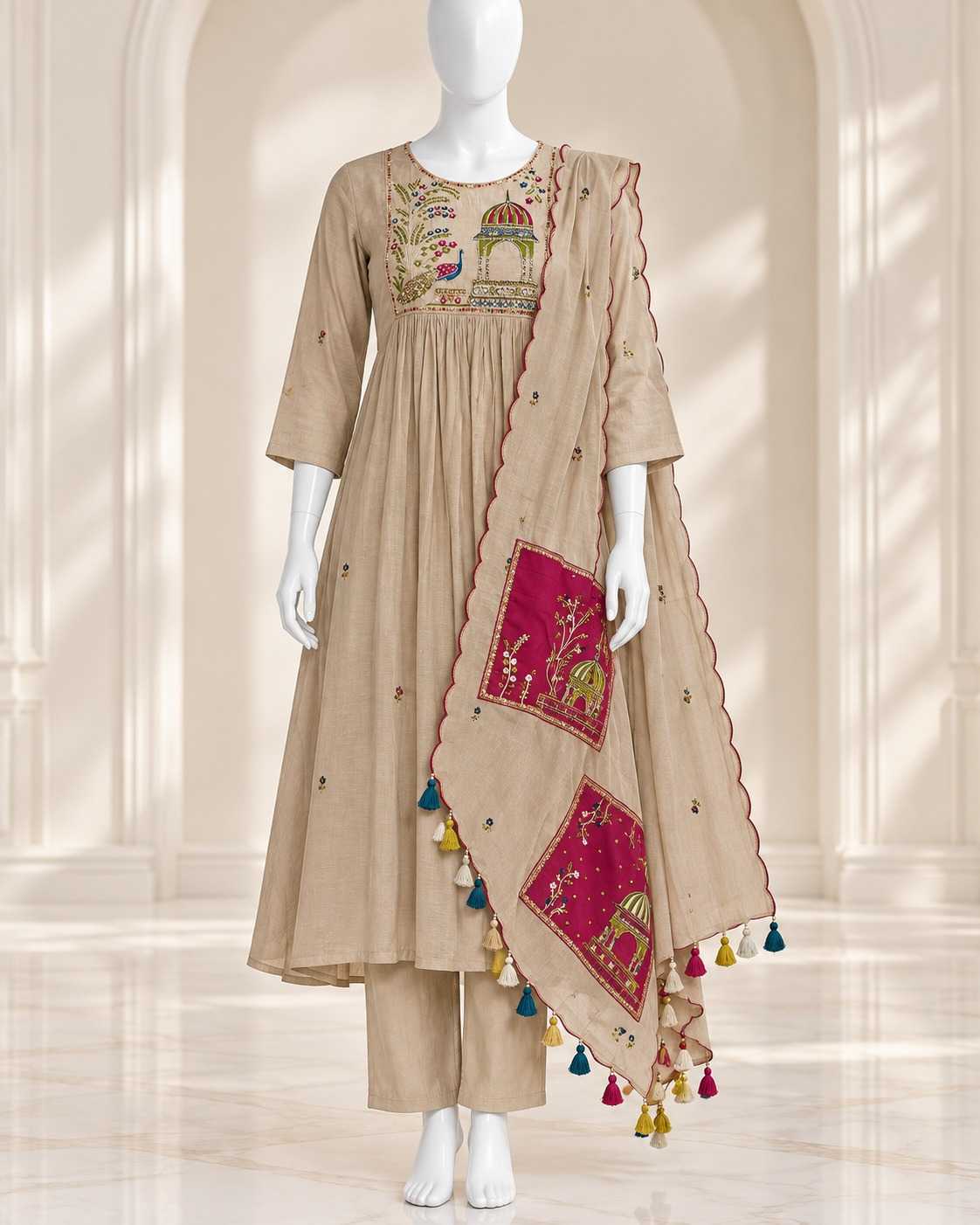 Heavy Roman Silk Ladies Suit 145