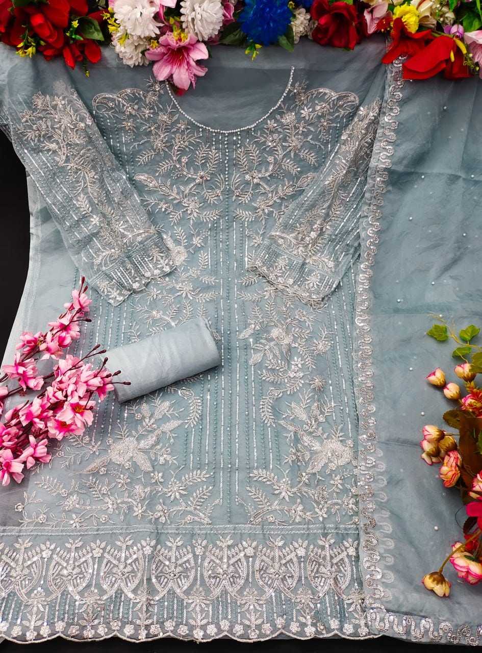 Organza Embroidery Suit