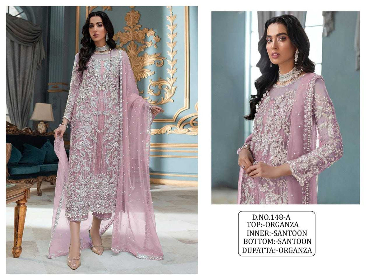 Organza Embroidery Suit
