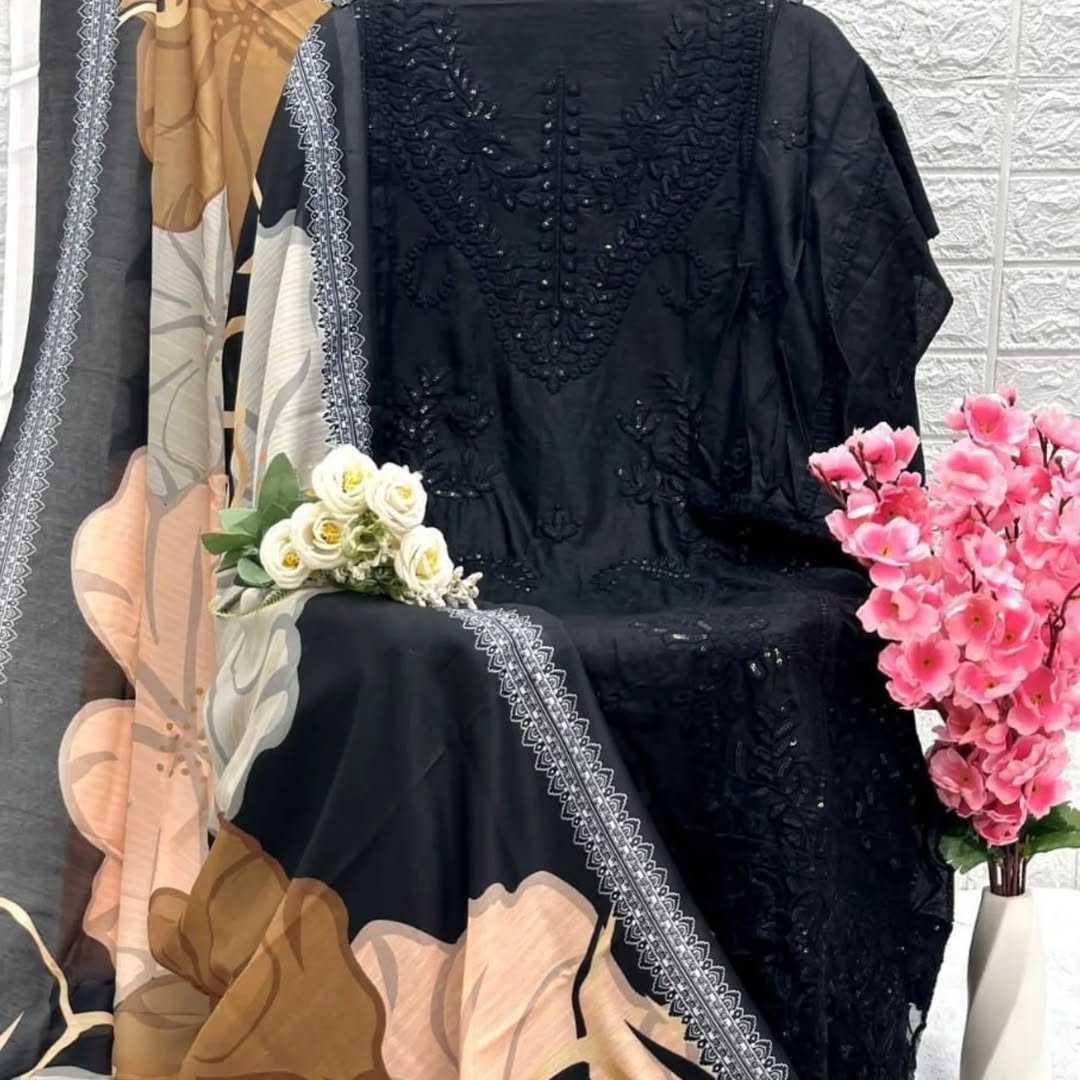Cotton Embroidery Suit