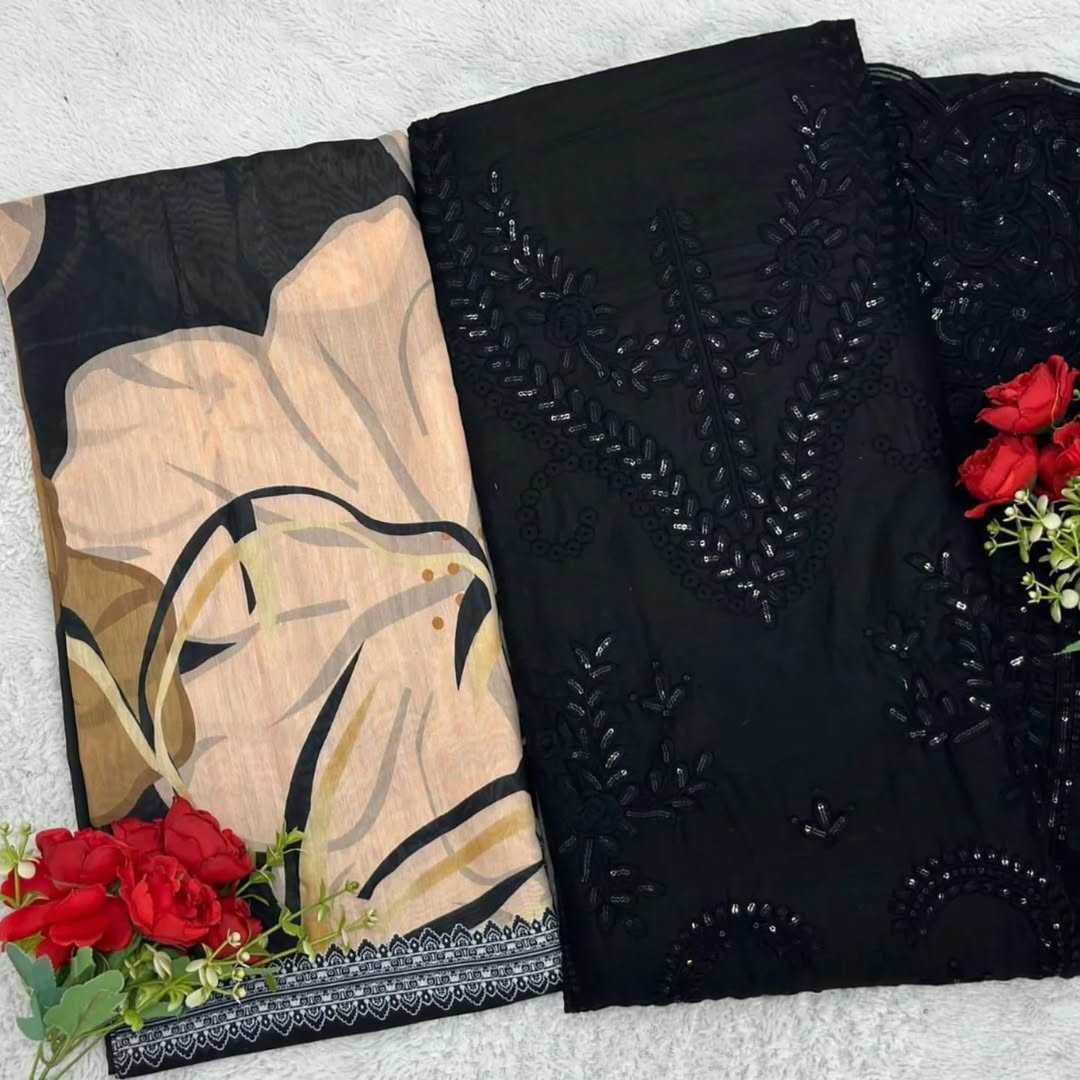 Cotton Embroidery Suit