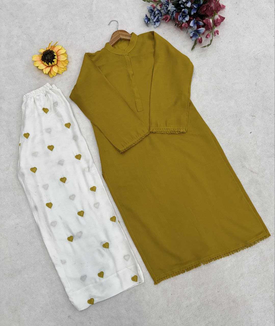 Heavy Roman Silk Designer Kurti