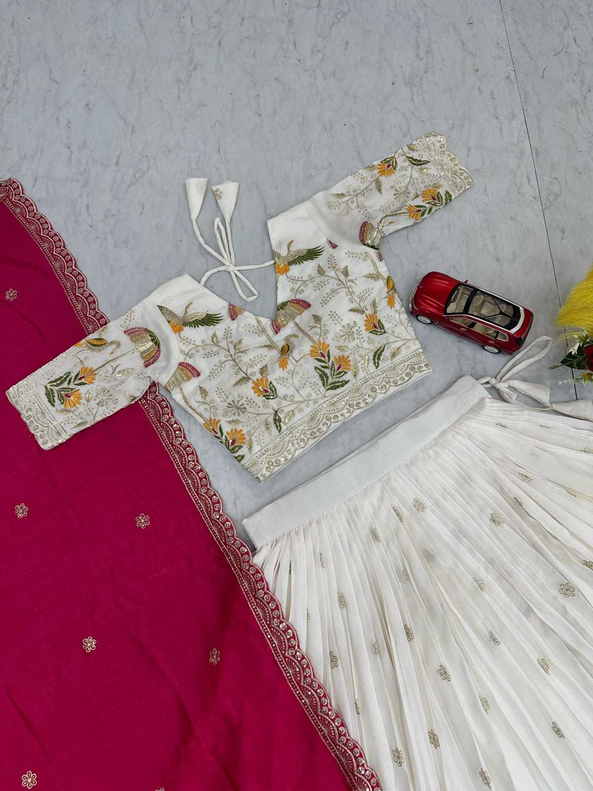 Chinon Silk Lehenga
