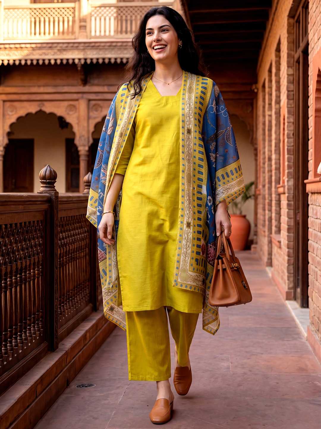 Heavy Rayon Printed Suit