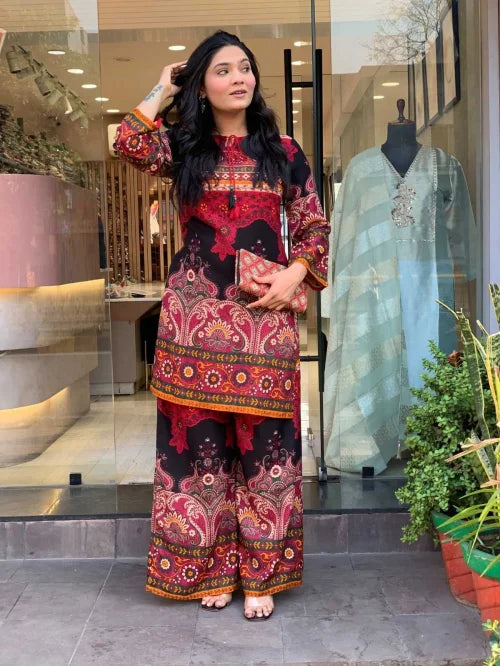 Heavy Rayon Ladies Suit