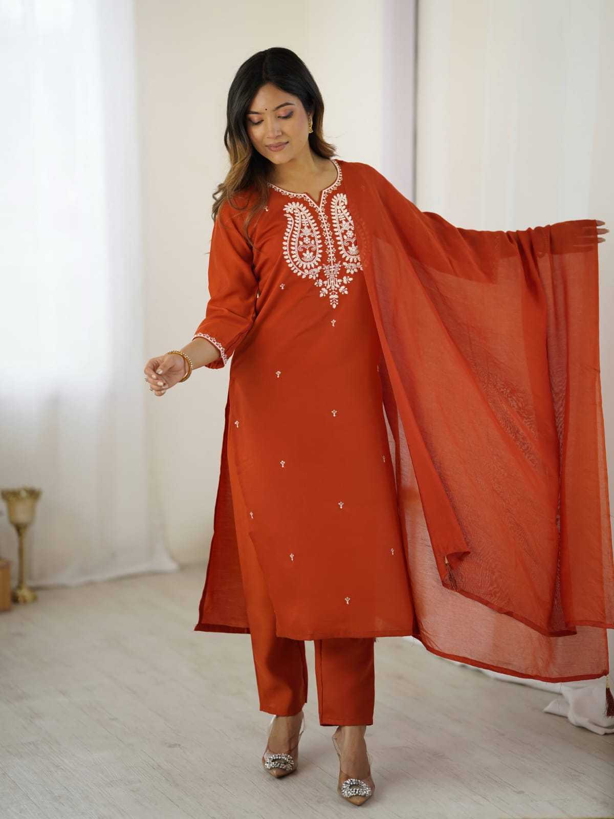 Chanderi Soft Designer Kurti