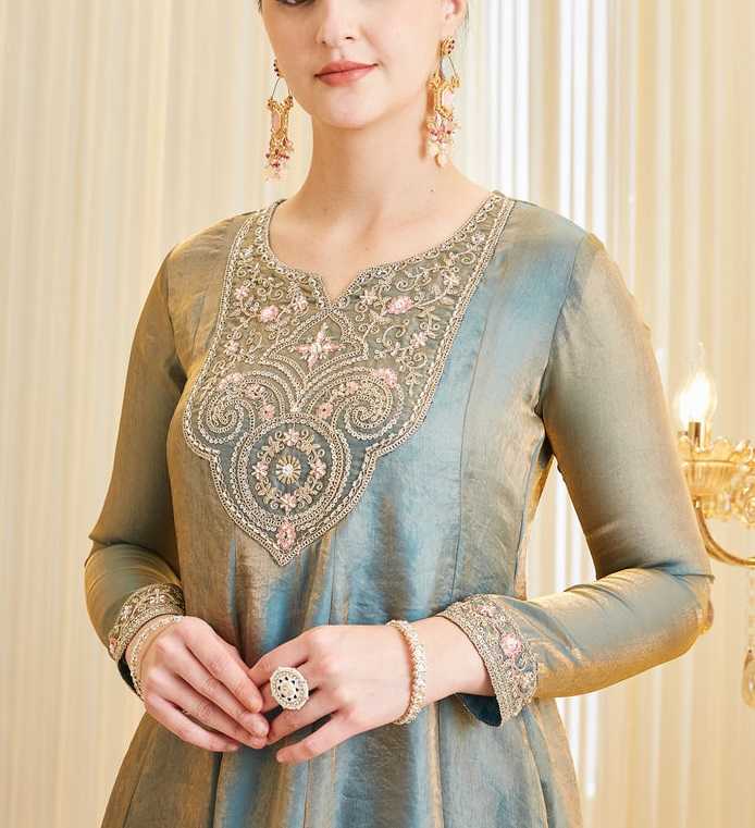 Heavy Silk Palazzo Suit
