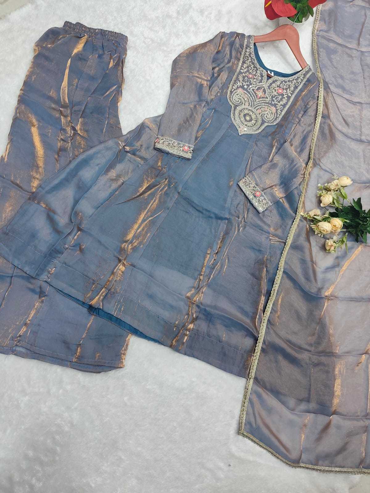 Heavy Silk Palazzo Suit