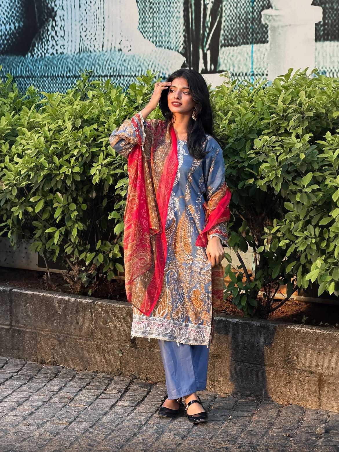 Cotton Printed Suit 84