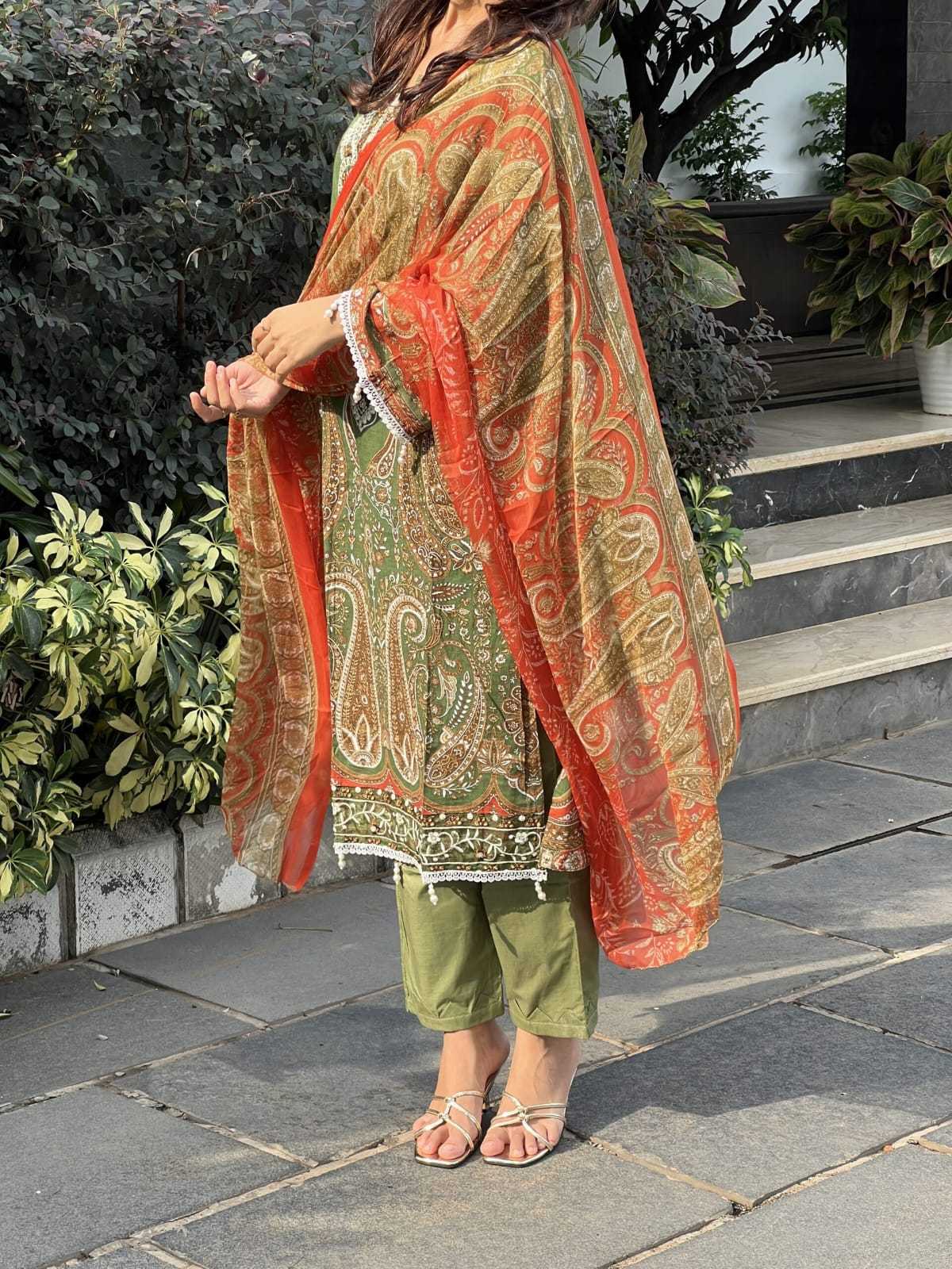 Cotton Printed Suit