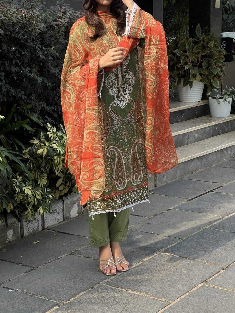 Cotton Printed Suit 96