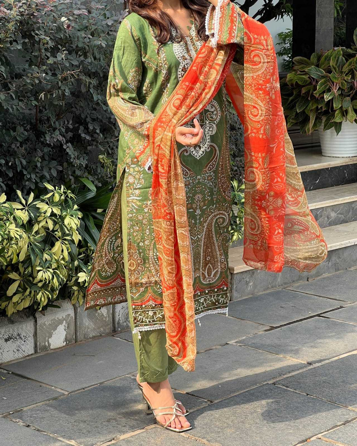 Cotton Printed Suit 96