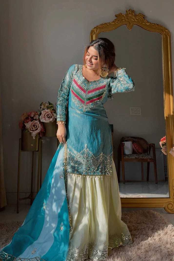 Viscose Embroidery Suit
