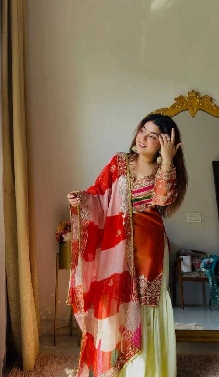 Viscose Embroidery Suit
