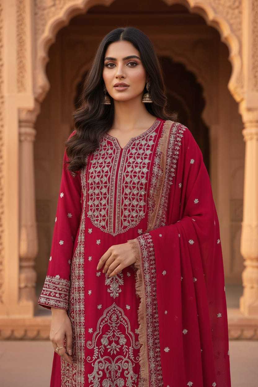 Georgette Embroidery Suit