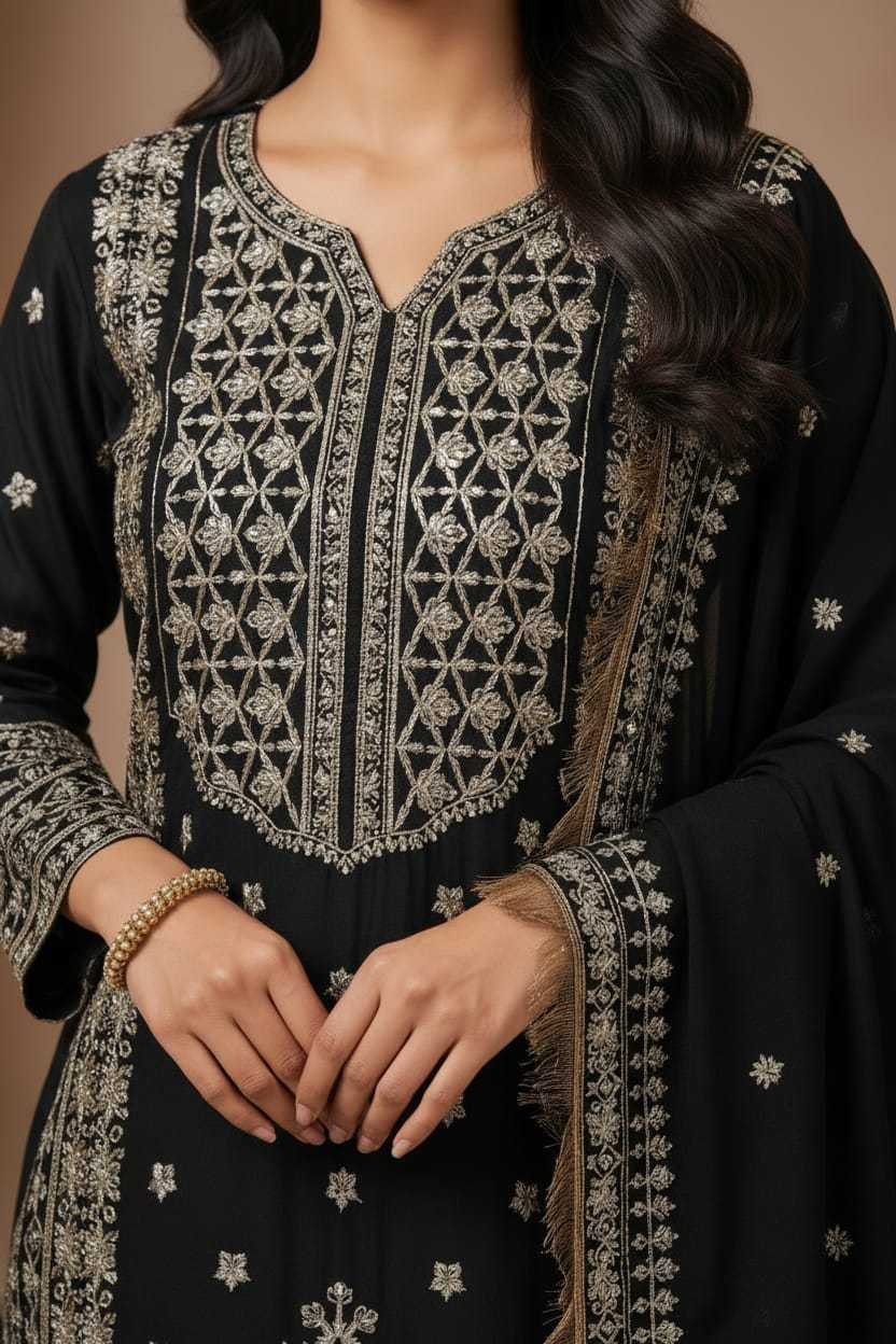 Georgette Embroidery Suit
