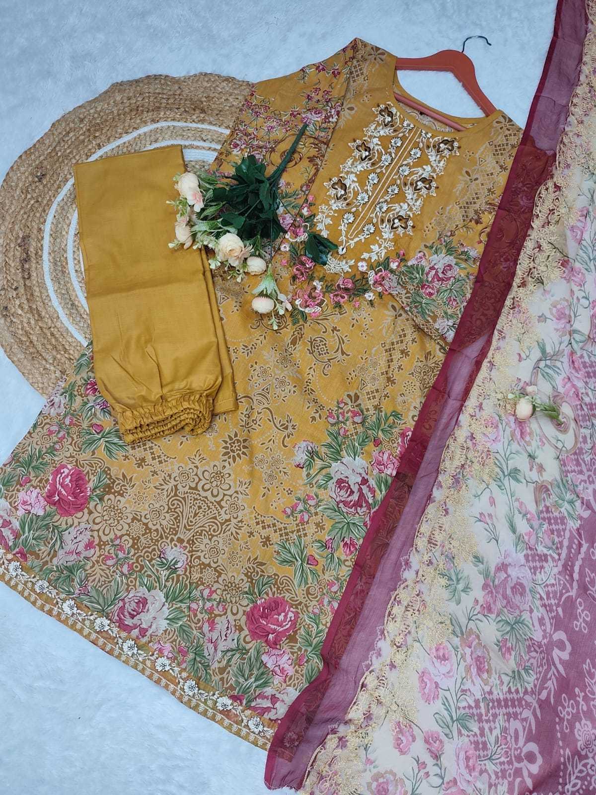 Cotton Printed Suit