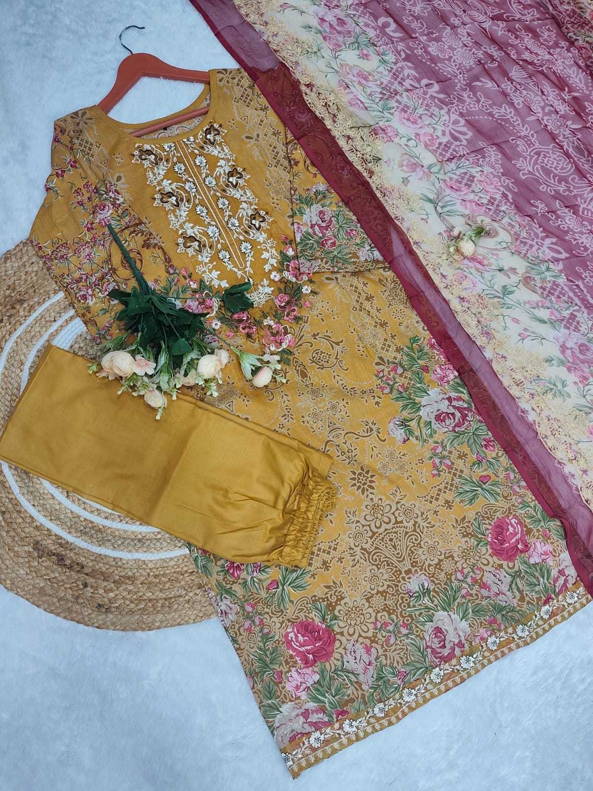 Cotton Printed Suit