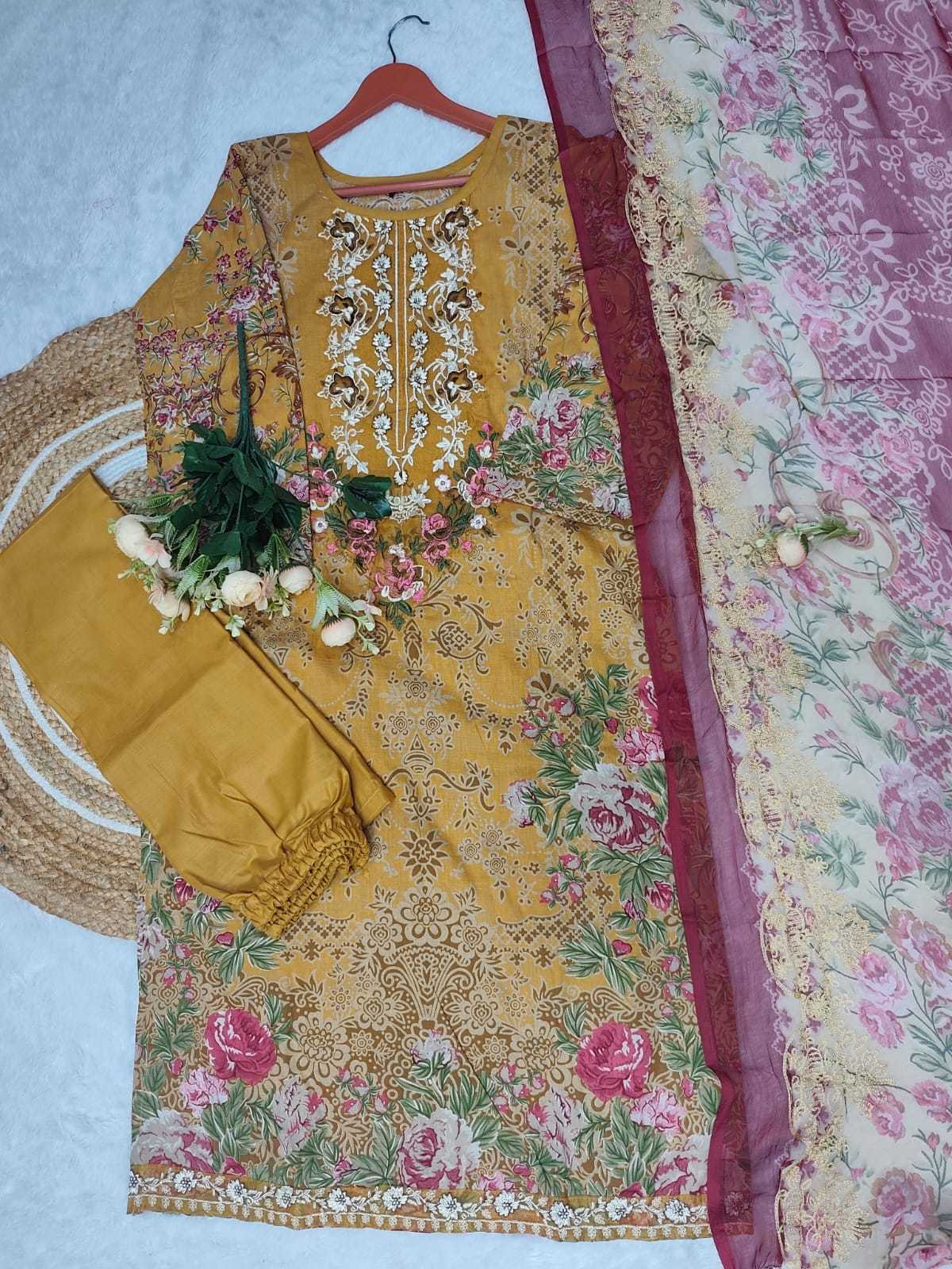 Cotton Printed Suit