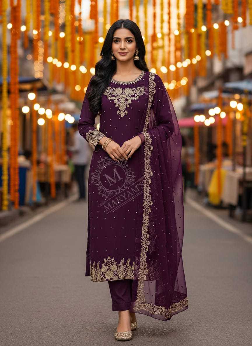Georgette Embroidery Suit