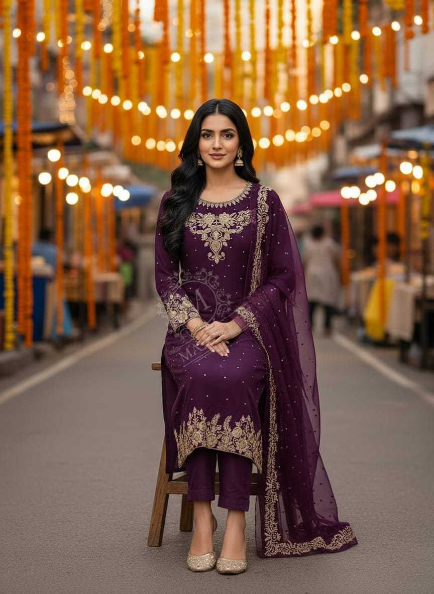 Georgette Embroidery Suit