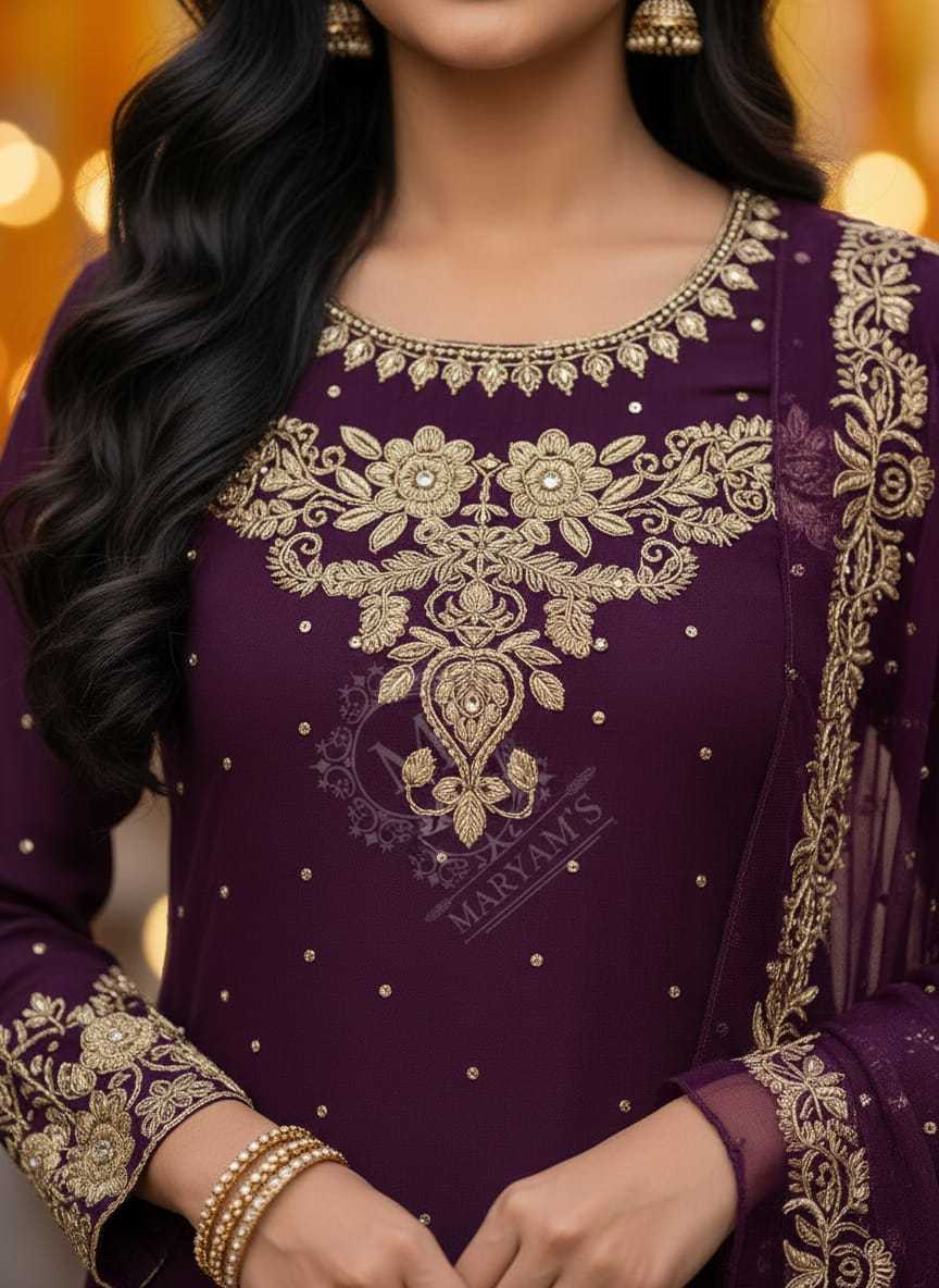 Georgette Embroidery Suit