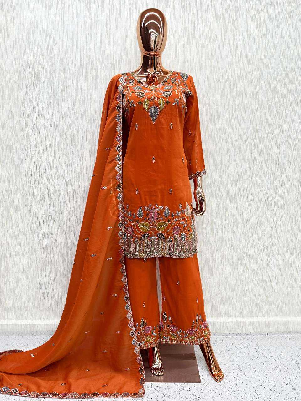 Eba-zeenat Heavy Roman Silk Ladies Suit