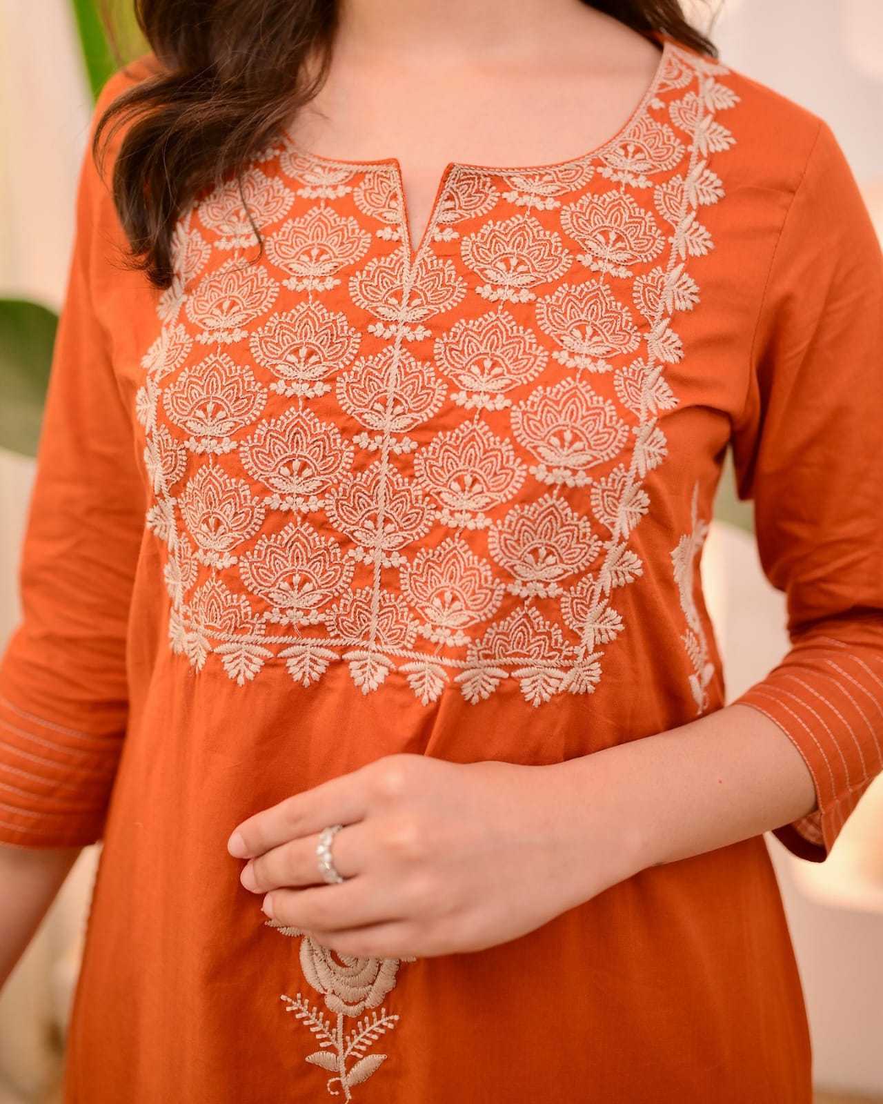 Heavy Rayon Embroidery Suit