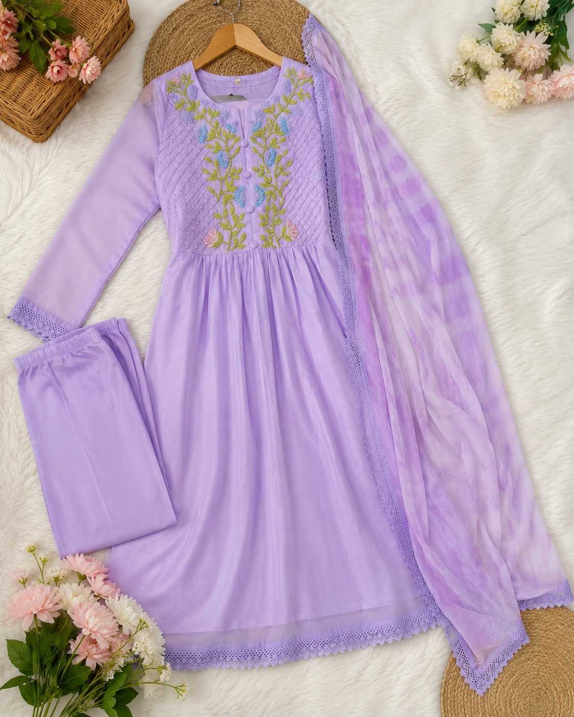 Georgette Embroidery Suit