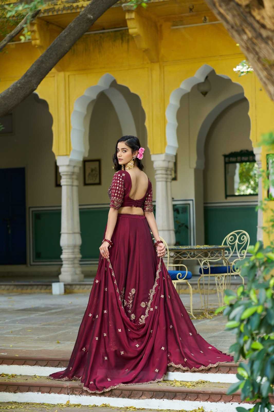 Vichitra Silk Lehenga